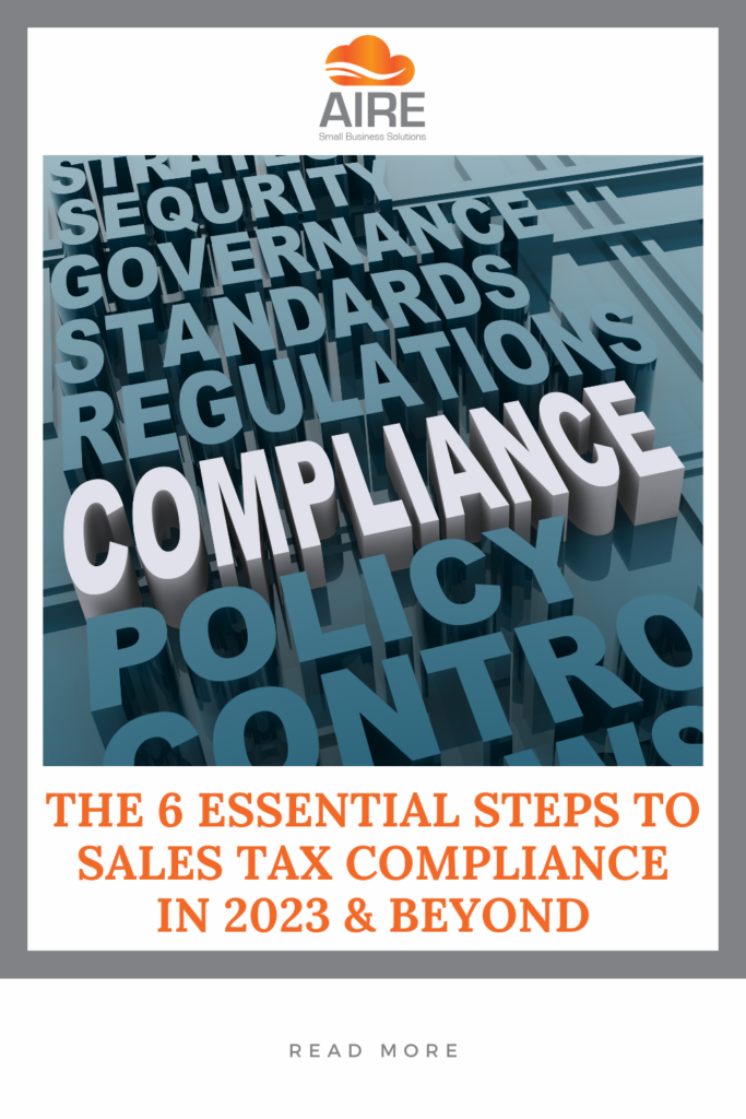 The 6 essential steps to sales tax compliance in 2022 & Beyond