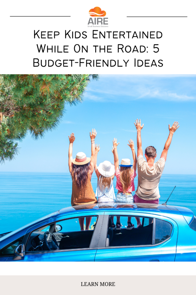 Keep kids entertained while on the road: 5 budget friendly ideas