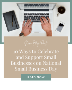 National Small Business Day is a wonderful opportunity to show your support for local entrepreneurs and businesses. Here are 10 ways you can celebrate and support small businesses this month: Shop Local: Make a conscious effort to patronize small businesses in your community. Whether it's buying groceries from a local market, getting coffee from a neighborhood café, or shopping at a boutique, your purchases directly contribute to the success of these businesses. Spread the Word: Use your social media platforms to highlight your favorite small businesses. Share photos of your purchases, leave positive reviews on review sites, and encourage your friends and followers to support these establishments as well. Attend Local Events: Many communities organize events or markets to celebrate National Small Business Day. Attend these events to discover new businesses, meet local entrepreneurs, and show your support for the small business community. Gift Certificates: Purchase gift certificates from small businesses to use later or give as gifts to friends and family. Collaborate with Small Businesses: If you're a blogger, influencer, or content creator, consider collaborating with small businesses for sponsored posts, reviews, or giveaways. Offer Your Skills: If you have professional skills such as graphic design, marketing, or accounting, consider offering your services pro bono or at a discounted rate to small businesses in need. Attend Workshops or Classes: Many small businesses offer workshops or classes on various topics such as cooking, crafting, or fitness. Attend these sessions to learn something new while supporting local entrepreneurs. Join a Loyalty Program: Join these programs to enjoy discounts, special offers, and exclusive perks while supporting your favorite local establishments. Write Thank You Notes: Take the time to write personalized thank you notes to small business owners and employees expressing your appreciation for their hard work and dedication. Volunteer or Donate: Offer your time or resources to support small business organizations or initiatives in your community. By implementing these ideas, you can celebrate National Small Business Day in a meaningful way and contribute to the success and sustainability of small businesses in your community.