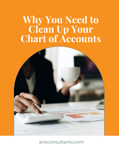 small business bookkeeping and cleaning up your chart of accounts